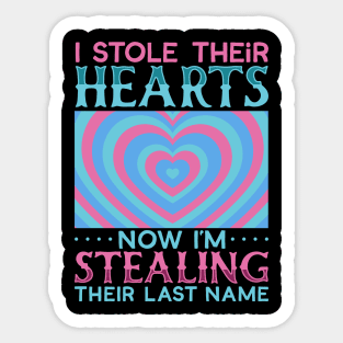 I stole their heart - adoption child Sticker